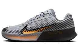 Nike Air Zoom Vapor 11 Low-Top Tennis Shoes Men's Gray Orange