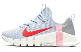 Nike Free Metcon 3 Football Grey Bright Crimson Women's