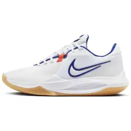 Nike Precision 6 Low Top Basketball Shoes Men's White
