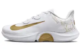 Nike X Naomi Osaka Court Air Zoom Gp Turbo 'White Metallic Gold' Women's