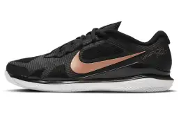 Nike Court Air Zoom Vapor Pro Hc Black Metallic Gold Women's