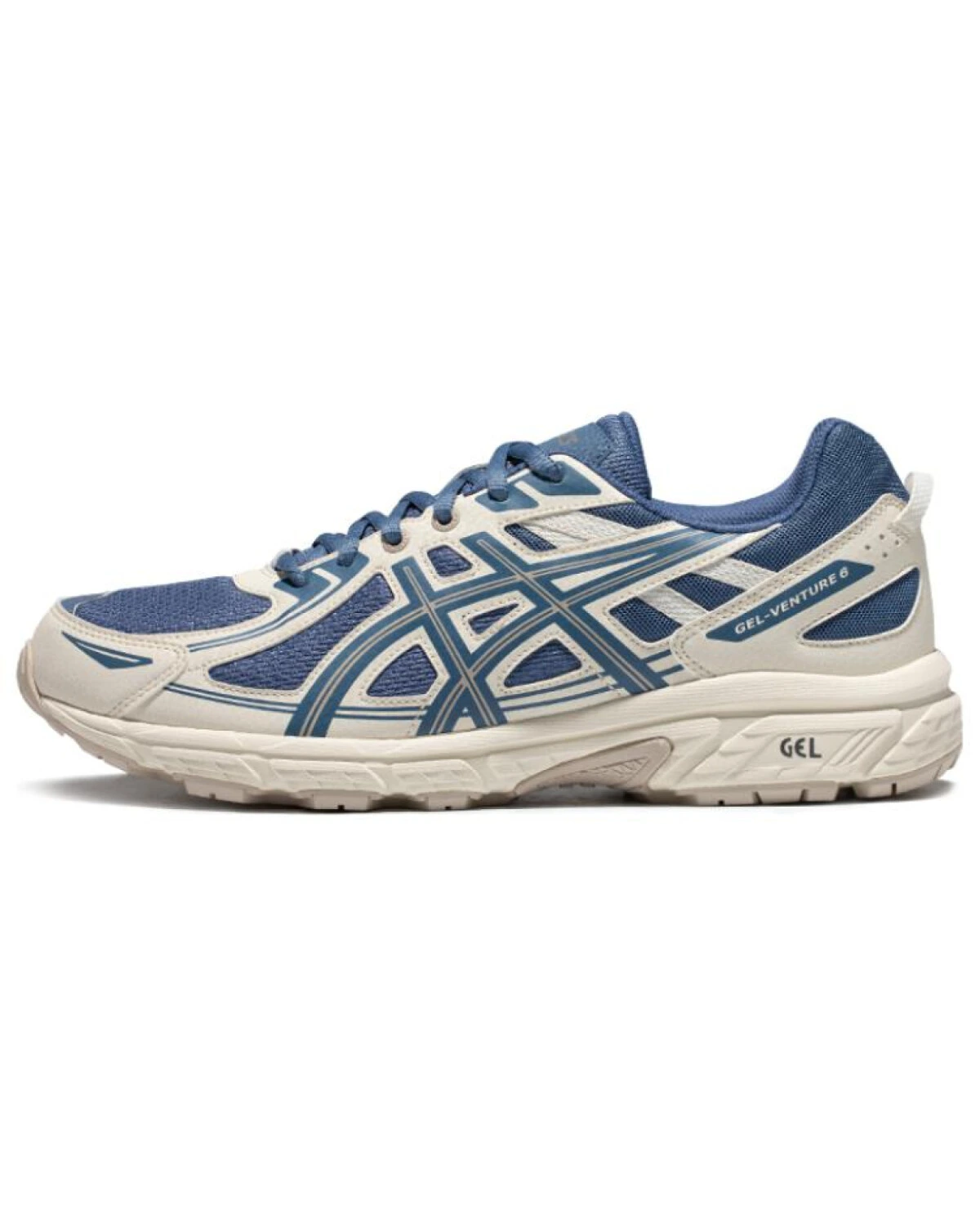 Asics Gel-Venture 6 мужские кроссовки для бега сине-белые картинка