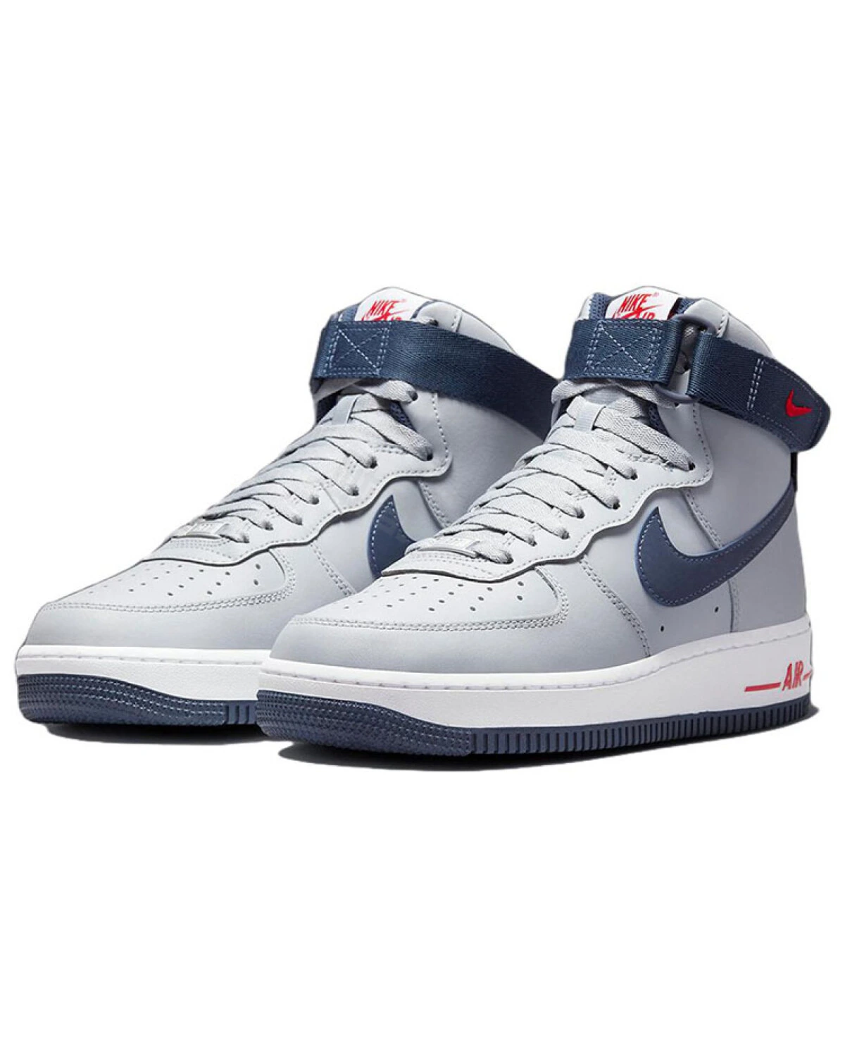 Nike Air Force 1 High "patriots" женские кроссовки серые картинка