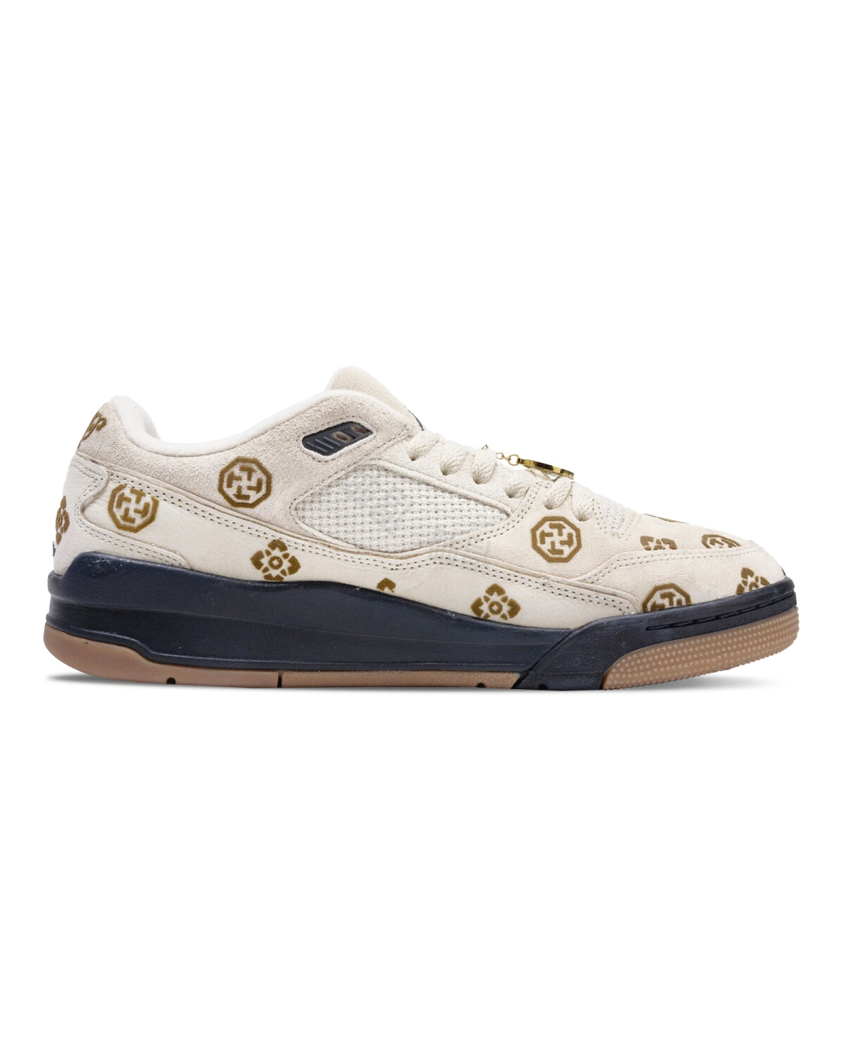 Jordan FLIGHT COURT Mocha Mandala unisex кроссовки вельвет коричневый картинка
