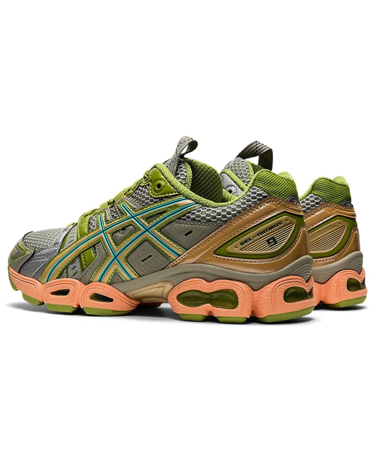 Asics Kiko Kostadinov женские повседневные кроссовки серо-зеленые картинка