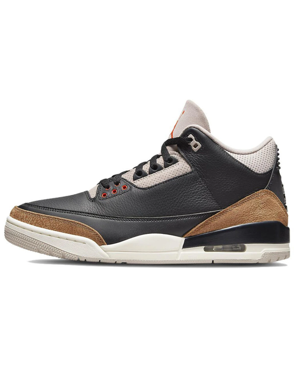 Jordan Air Jordan 3 retro "desert elephant" мужские кроссовки кожаные черно-коричневые картинка