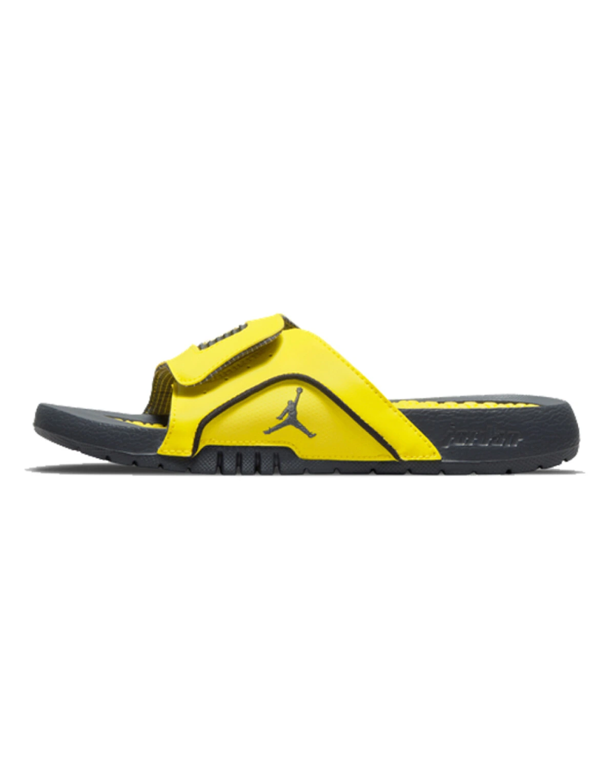 Jordan Hydro 4 Slip-Ons женские шлепанцы жёлто-чёрные картинка