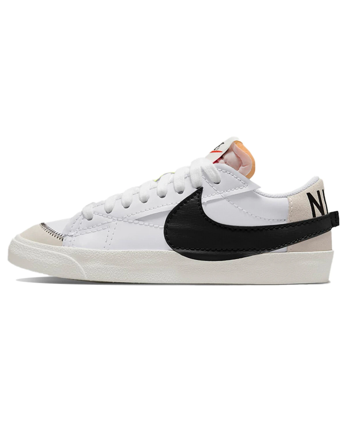 Nike Blazer Jumbo мужские кроссовки бело-чёрные картинка