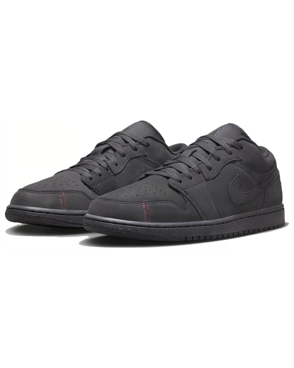 Jordan Air Jordan 1 унисекс кроссовки черно-серые из искусственной кожи картинка