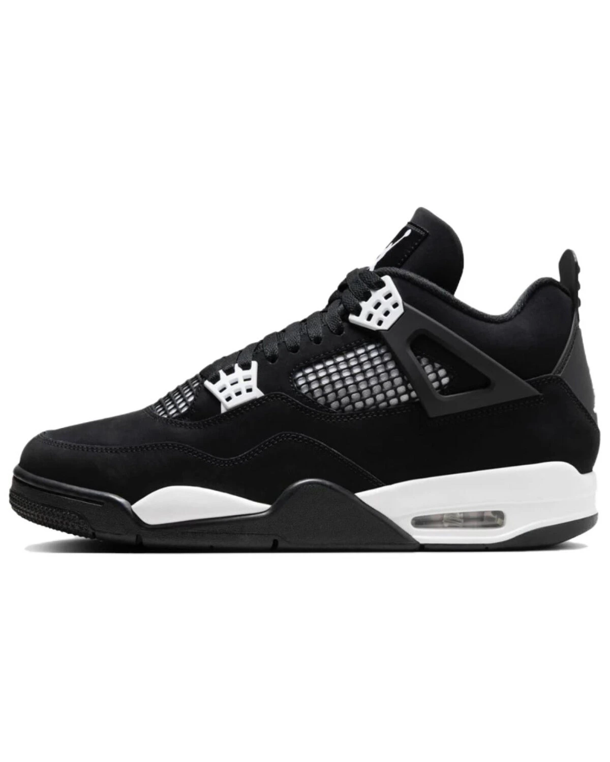 Jordan Air Jordan 4 кроссовки черно-белые Панда из кожи картинка