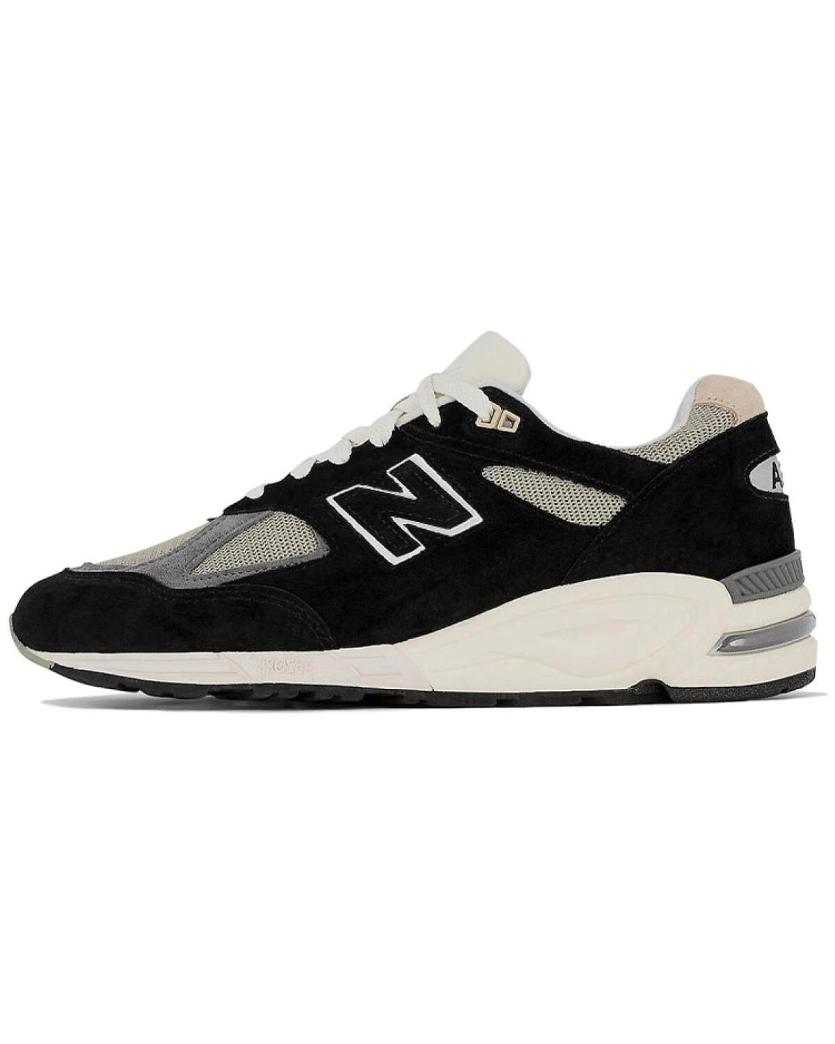 New Balance Teddy Made unisex беговые кроссовки кожа и ткань чёрно-белые картинка