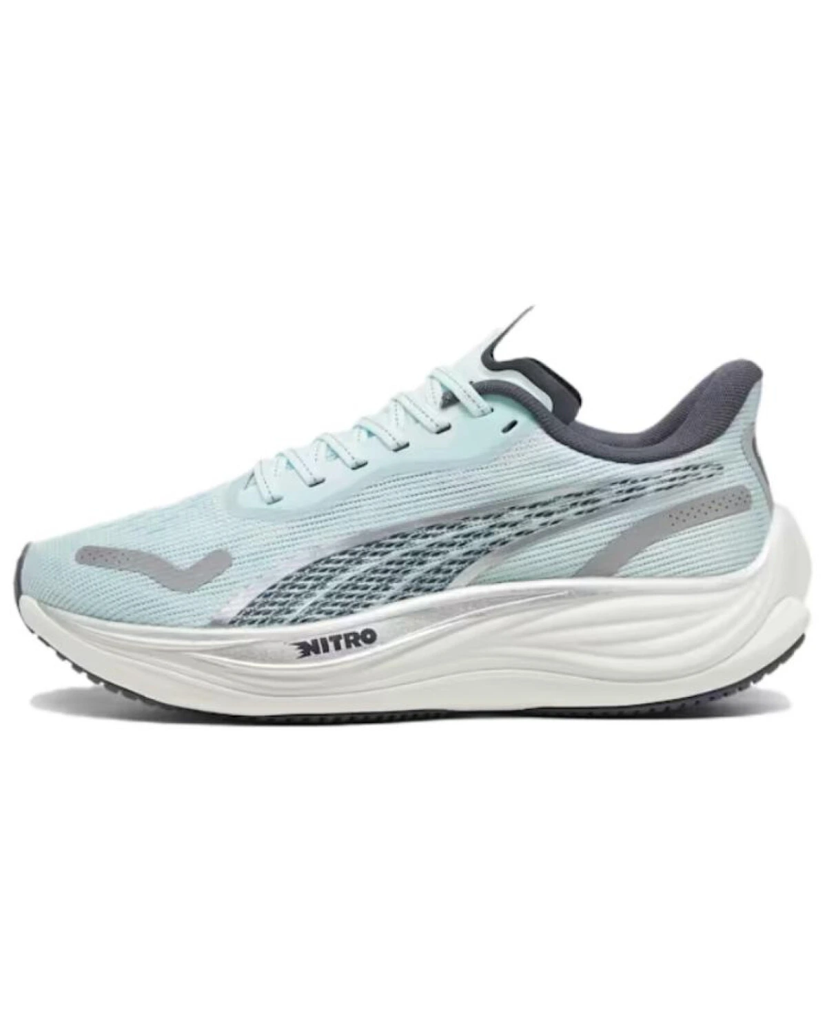 PUMA Velocity Nitro 3 женские кроссовки для бега голубые с амортизацией картинка