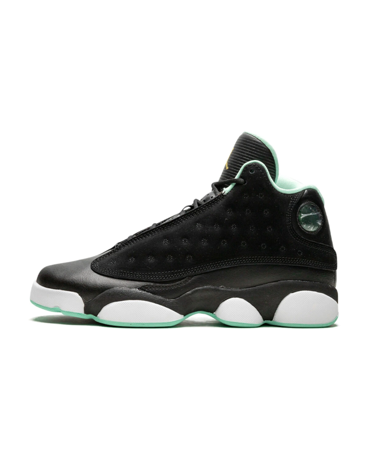 Jordan Air Jordan 13 Retro детские кроссовки высокие черно-белые картинка