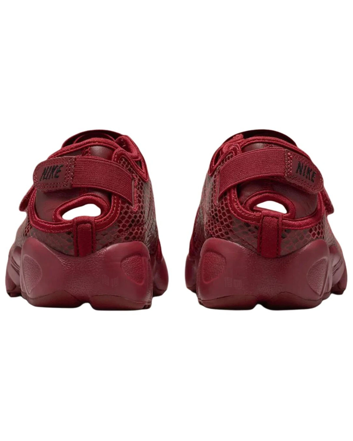 Nike Air Rift женские кроссовки с липучкой красные картинка