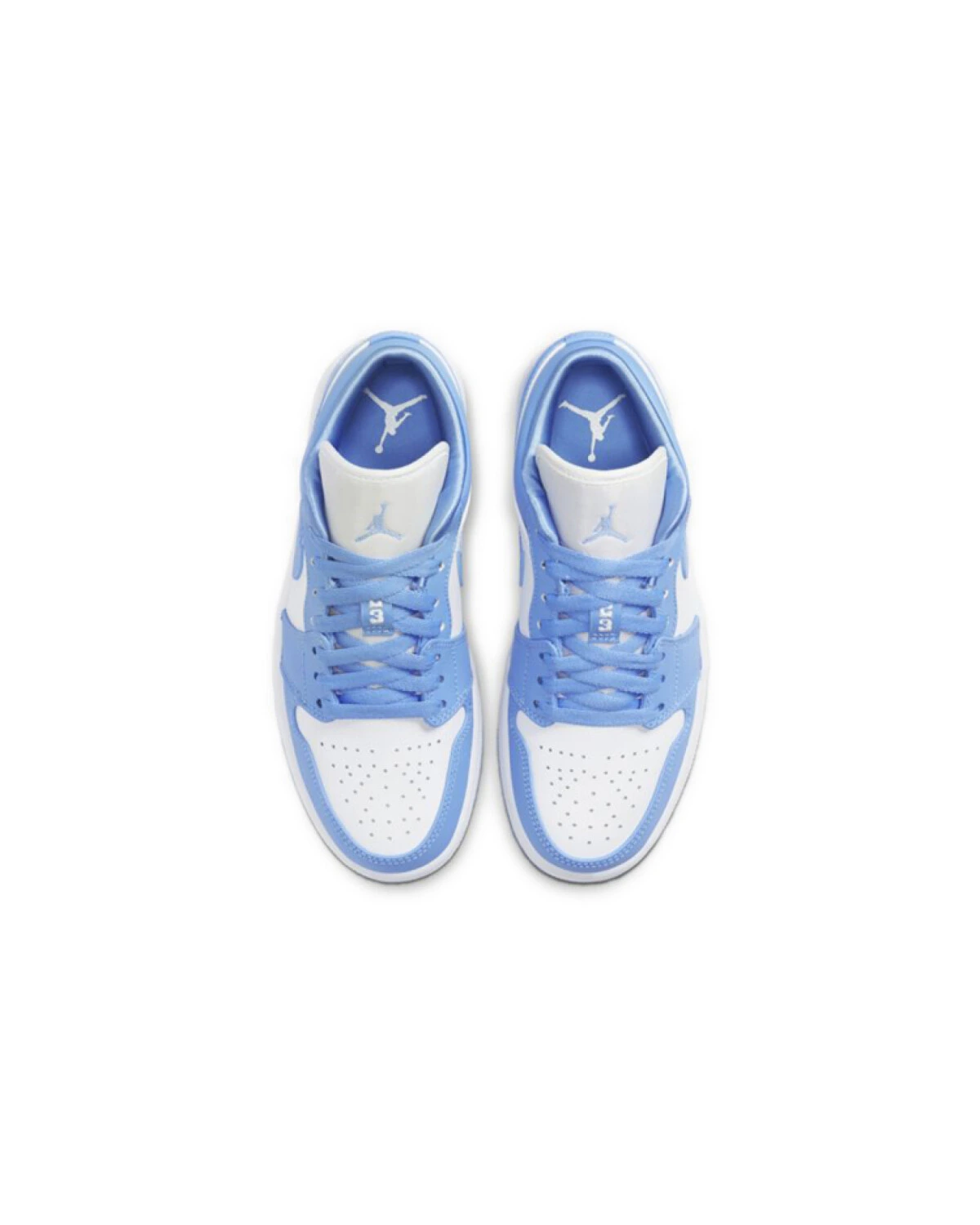 Jordan Air Jordan 1 унисекс кроссовки сине-белые из искусственной кожи картинка