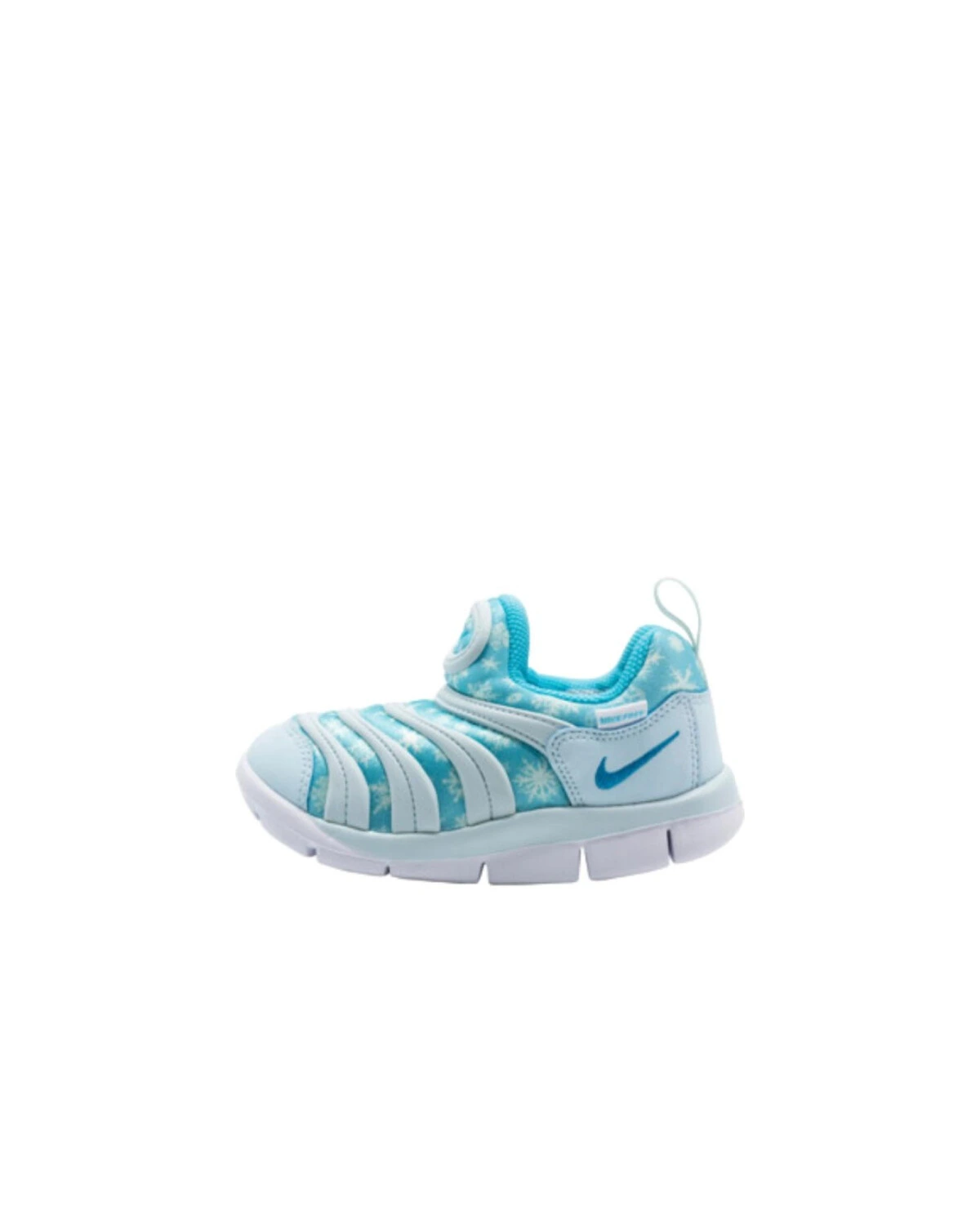 Nike Dynamo Free PRINT детские обувь для обучения ходьбе универсальные голубые картинка