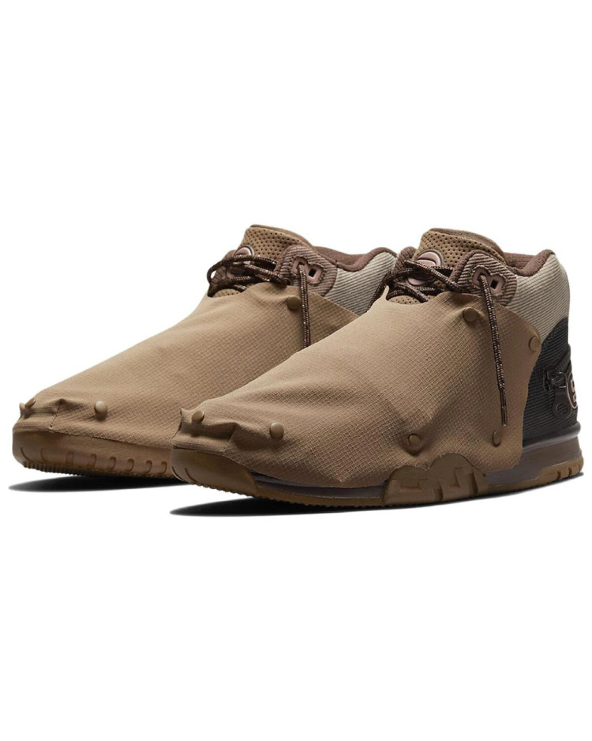 Nike Air Trainer 1 кроссовки коричневые высокие картинка