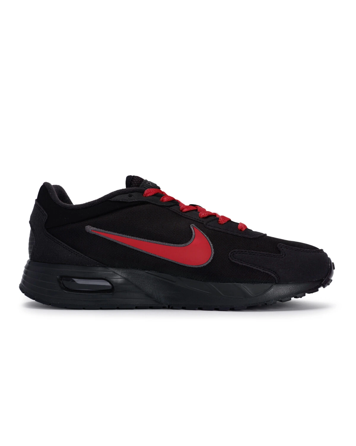 Nike Air Max Solo мужские повседневные кроссовки черно-красные с противоскользящей подошвой картинка