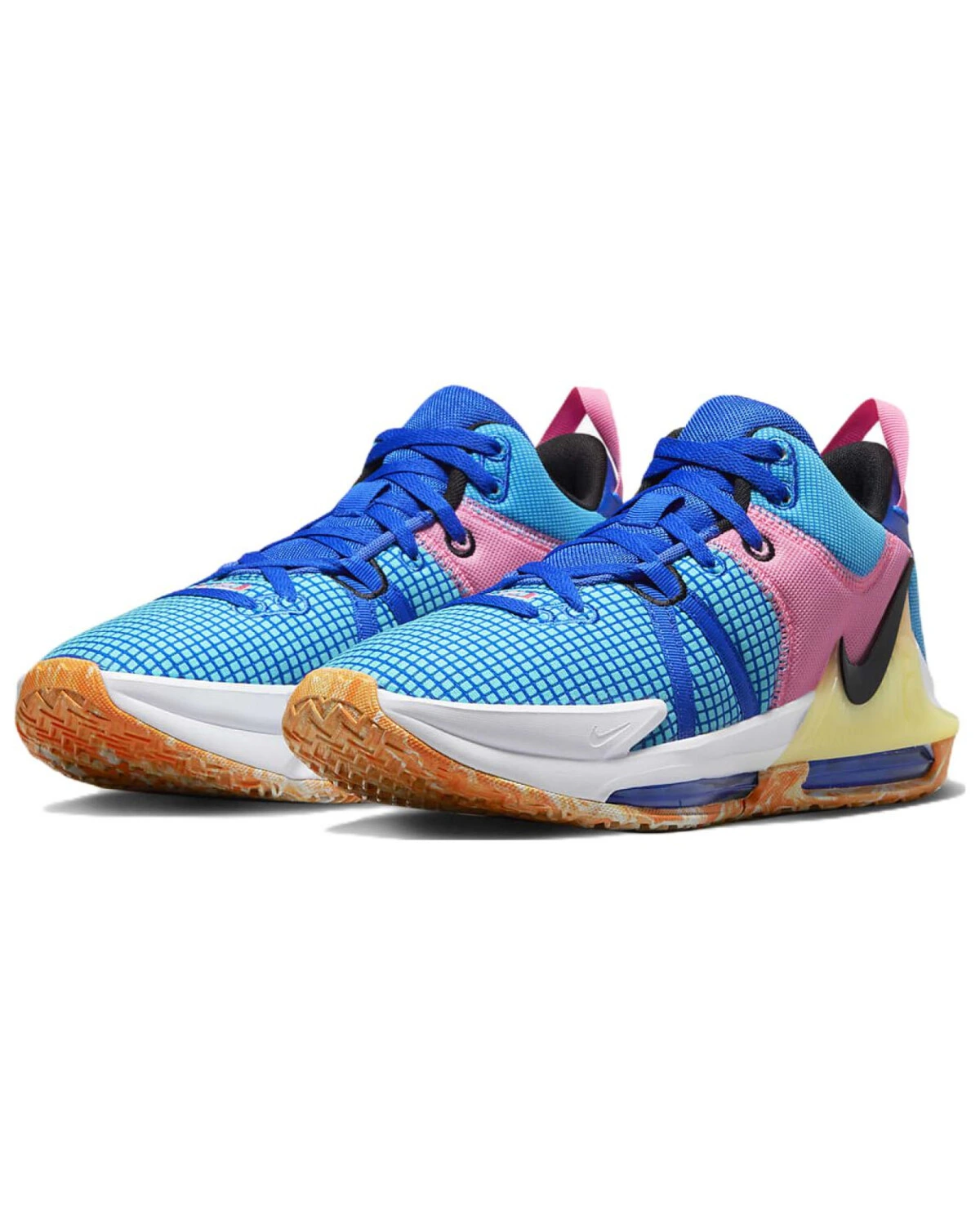 Nike Witness 7 MID унисекс кроссовки баскетбольные голубые с амортизацией картинка
