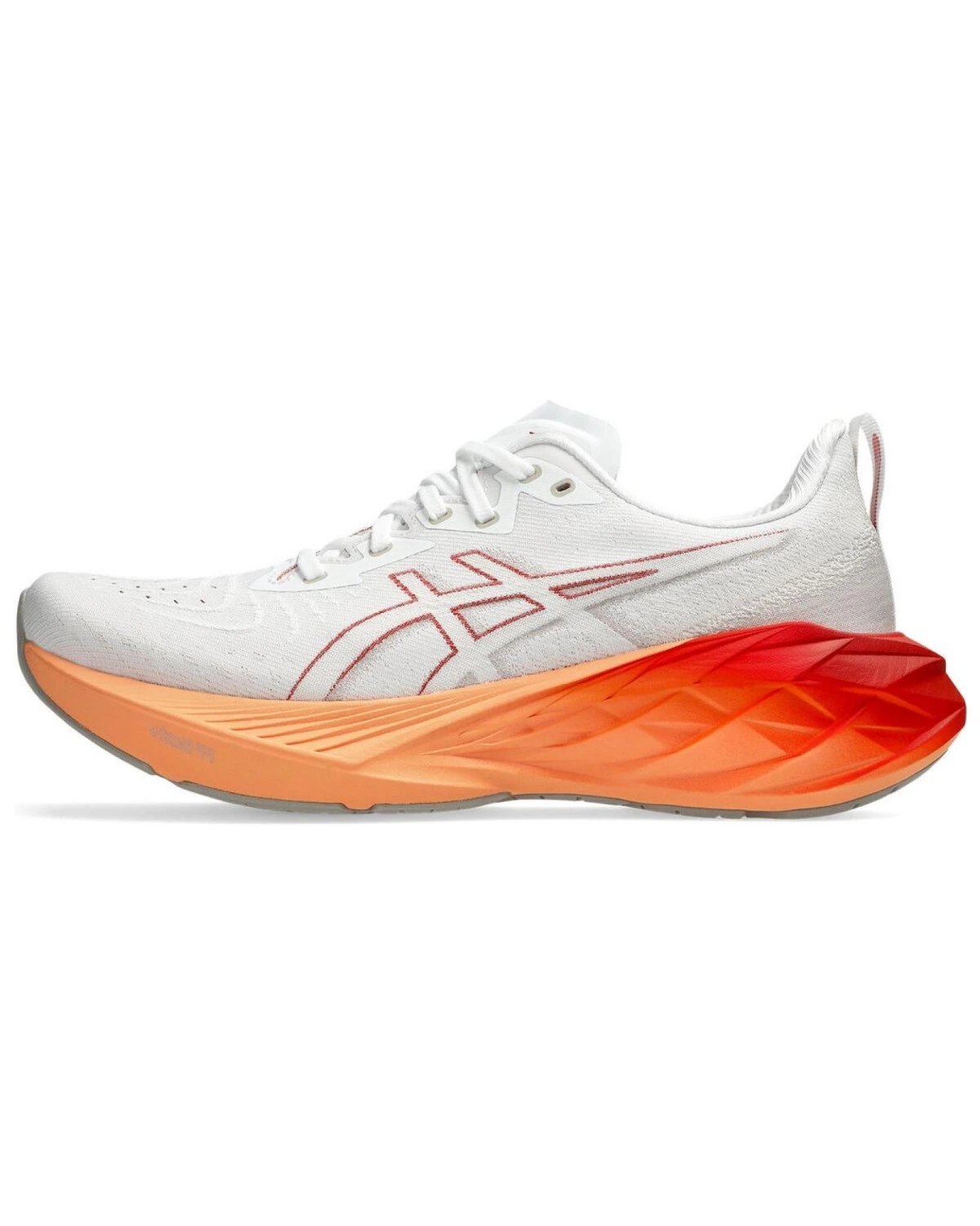 Asics Novablast 4 мужские кроссовки для бега с амортизацией белые картинка