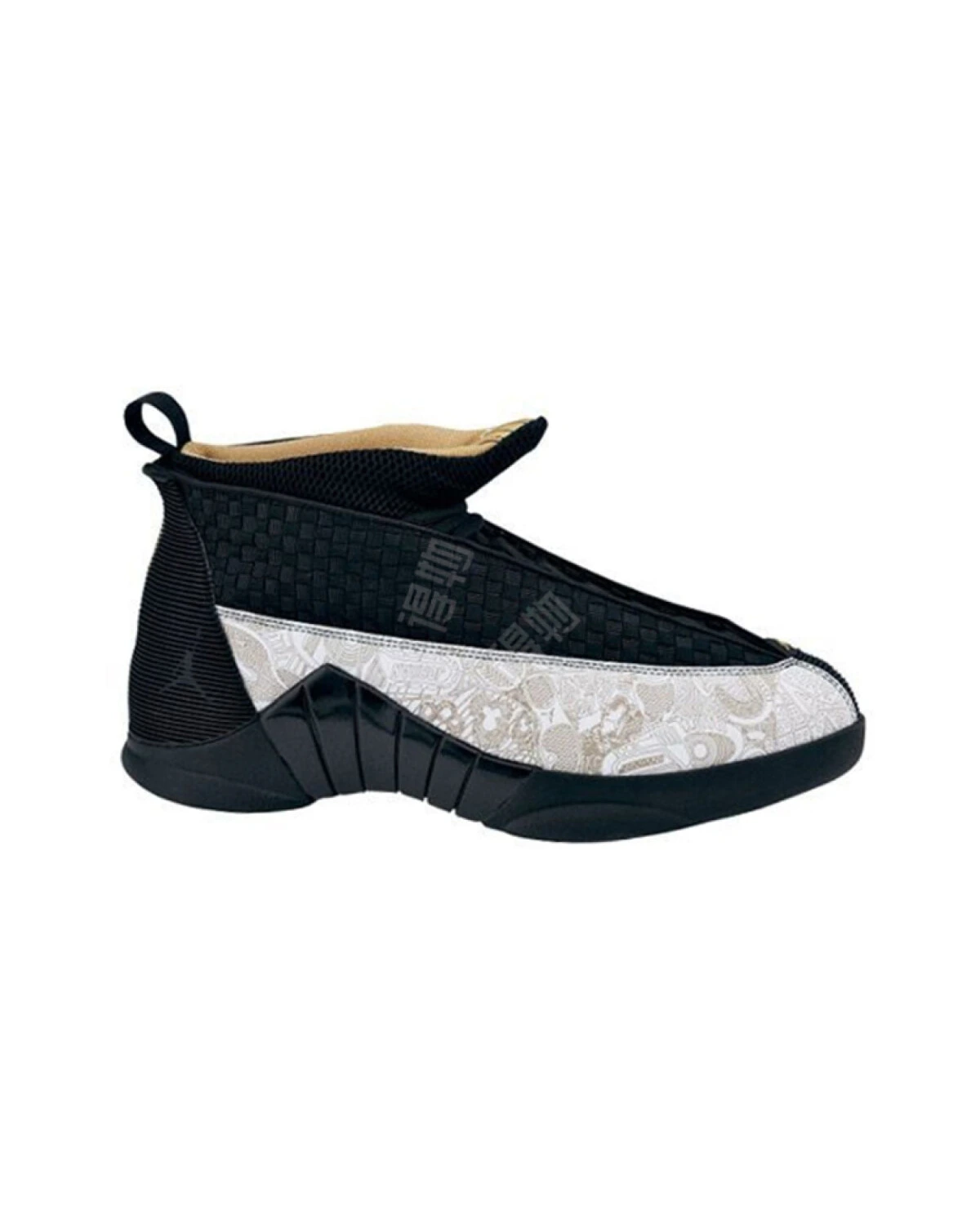Jordan Air Jordan 15 Retro мужские кроссовки противоскользящие легкие черно-белые картинка