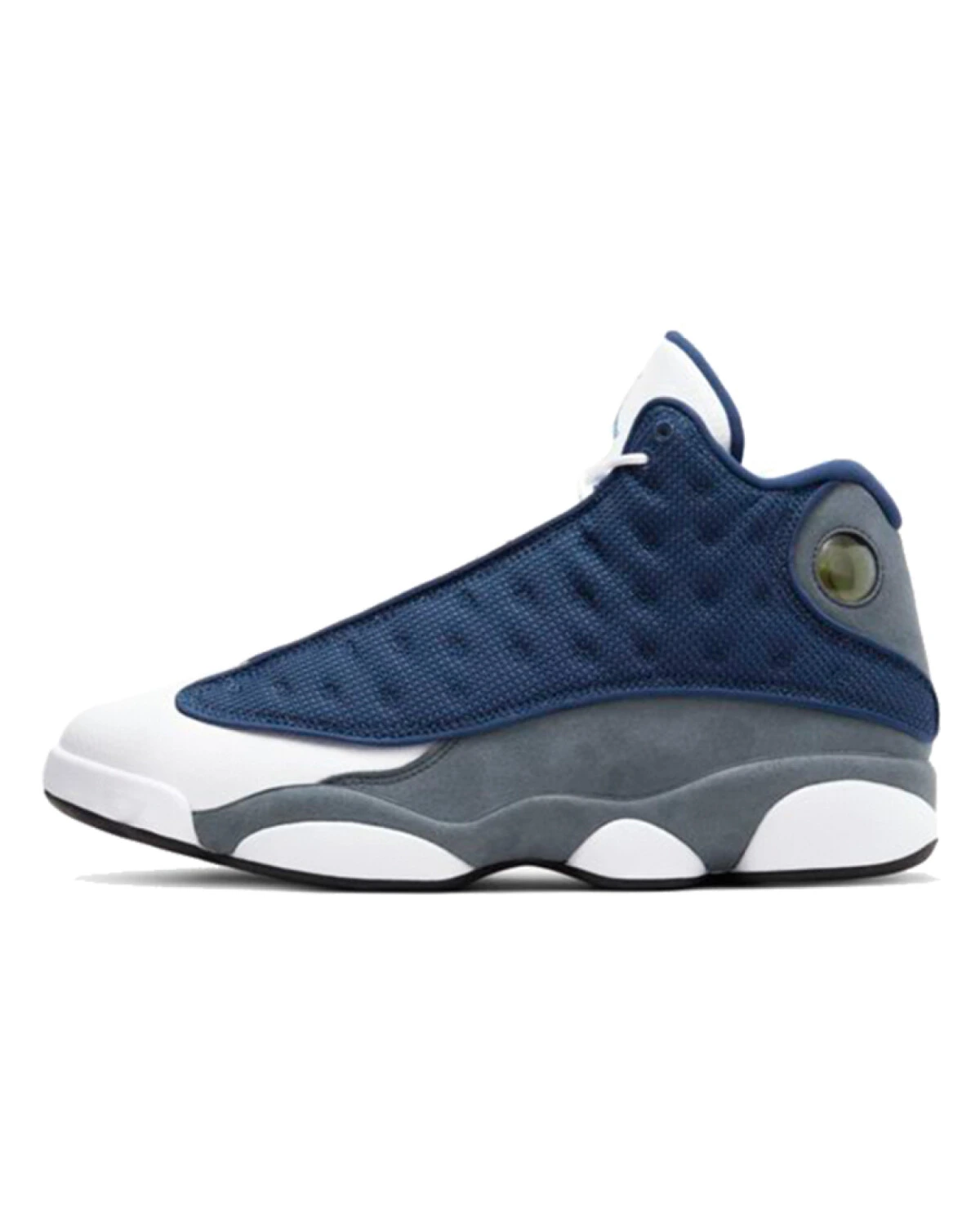 Jordan Air Jordan 13 унисекс кроссовки мид-топ сине-белые кожаные картинка