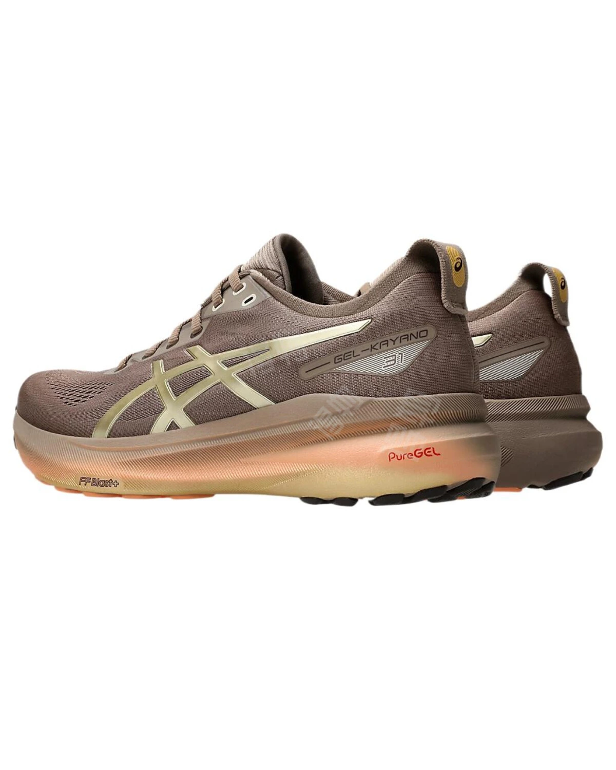 Asics Gel-Kayano 31 LUXE мужские кроссовки лёгкие серо-коричневые картинка