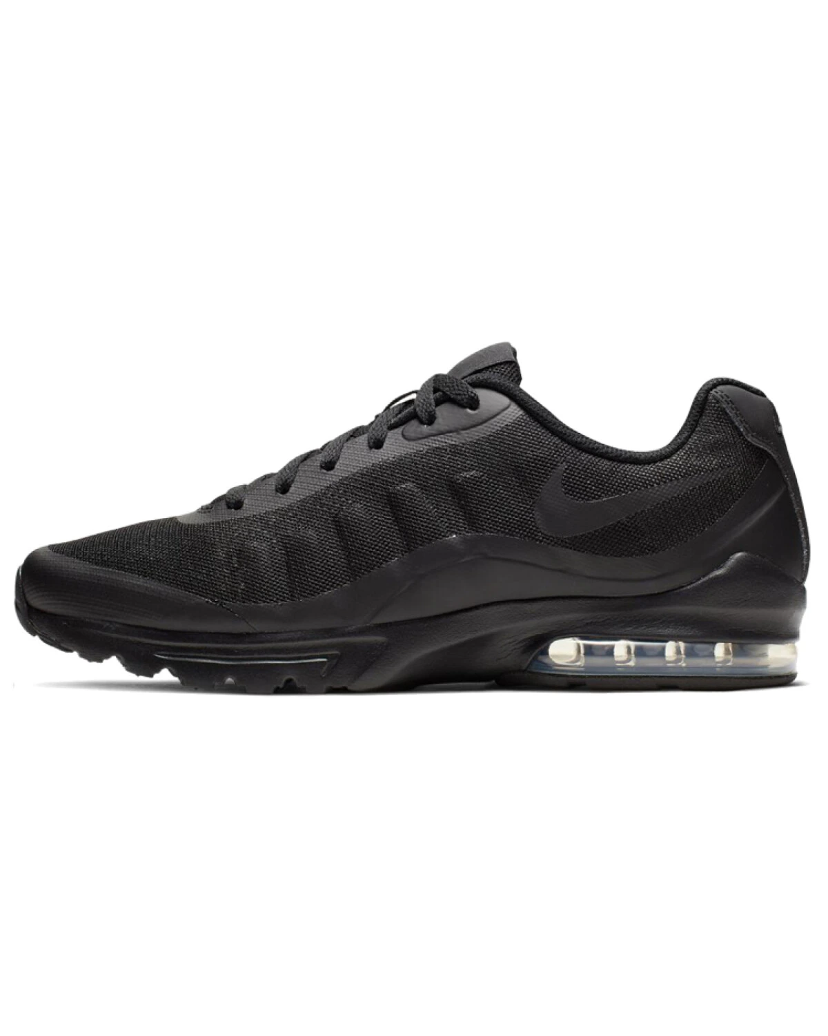 Nike Air Max Invigor мужские кроссовки чёрные тканевые картинка