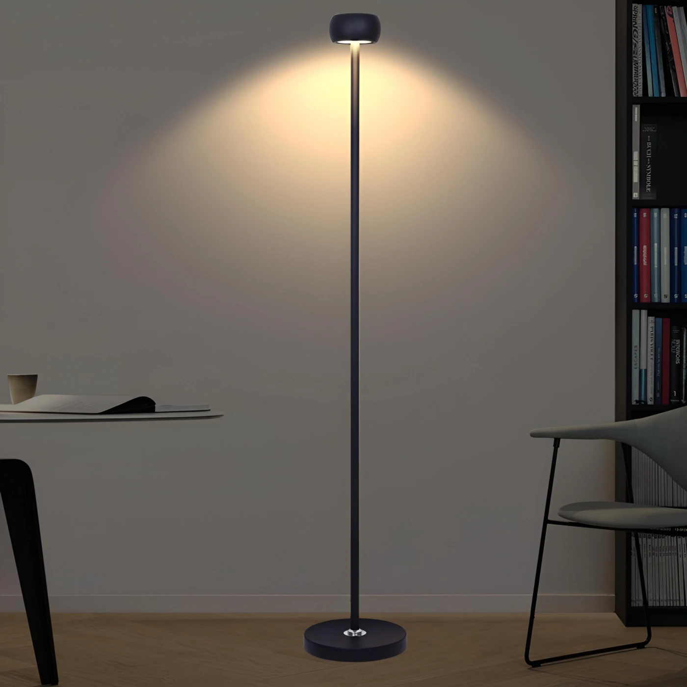 Напольная лампа в стиле минимализма картинка