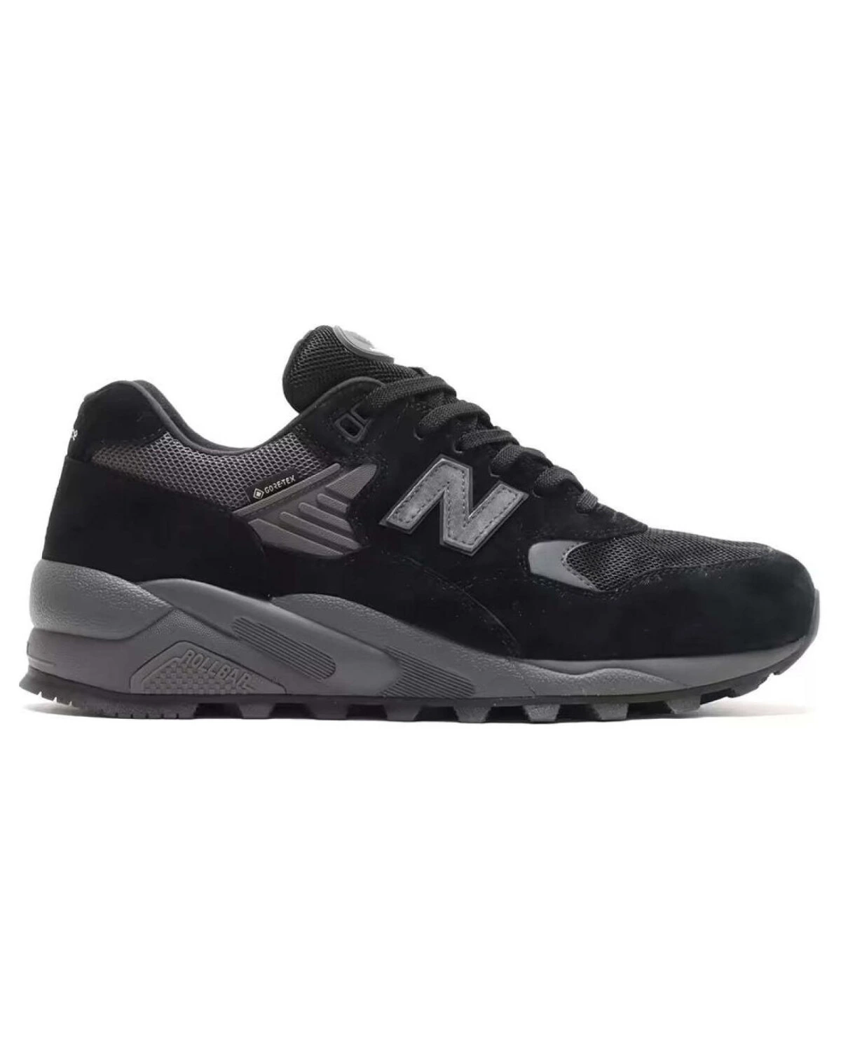 New Balance NB 580 мужские повседневные кроссовки  черно-серые картинка
