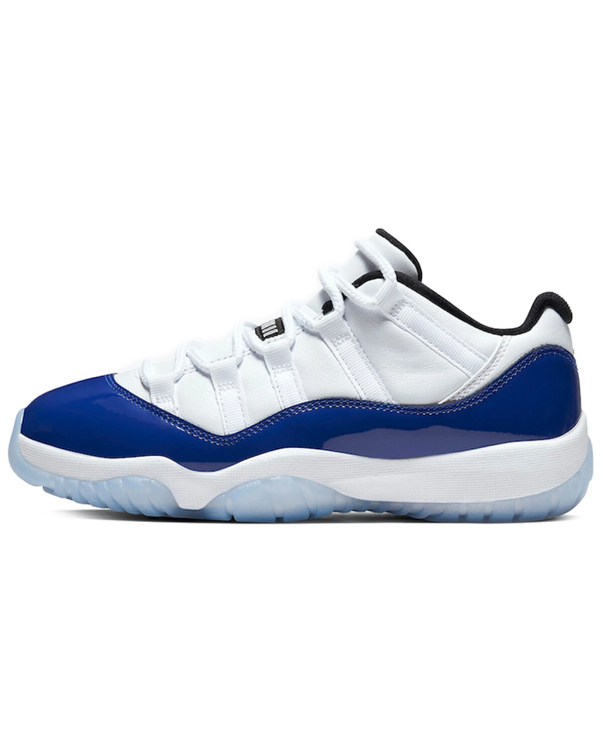 Jordan Air Jordan 11 Retro Low 'Concord Sketch' женские кроссовки бело-синие из лакированной кожи картинка