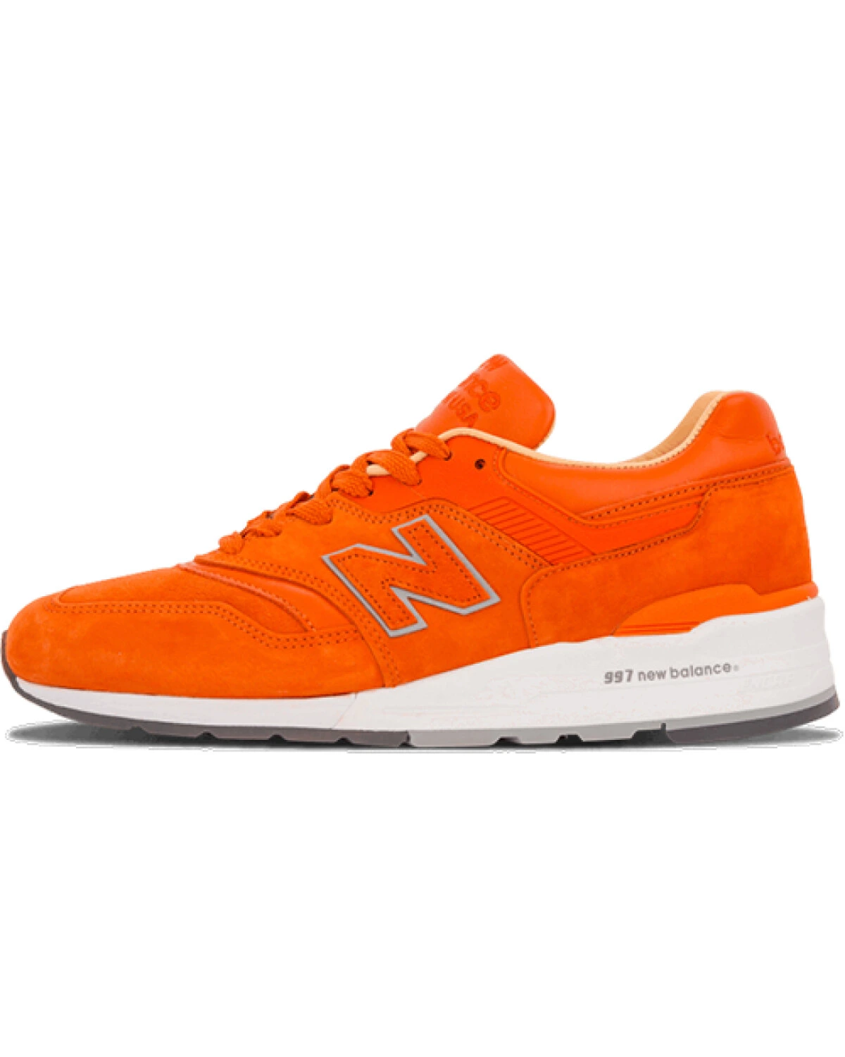New Balance NB 997 унисекс кроссовки оранжевые повседневные картинка