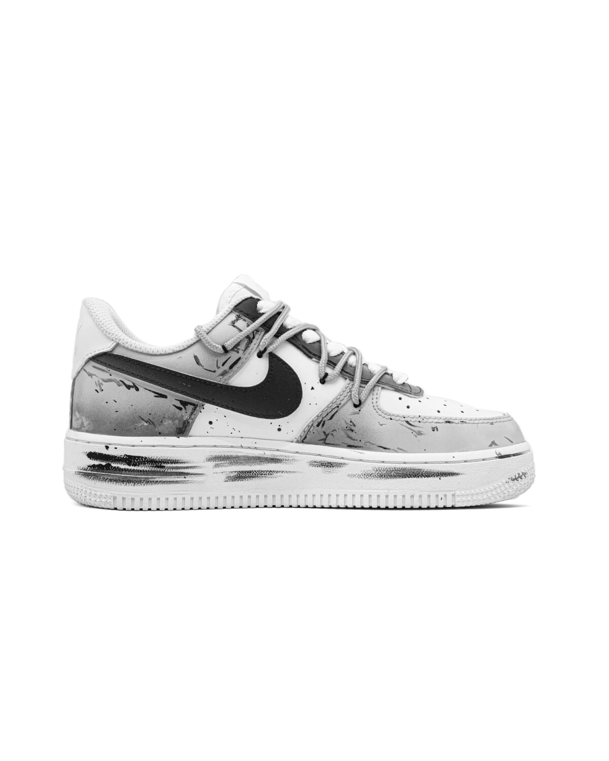 Nike Air Force 1 Shattered Dream кроссовки белые из натуральной кожи картинка