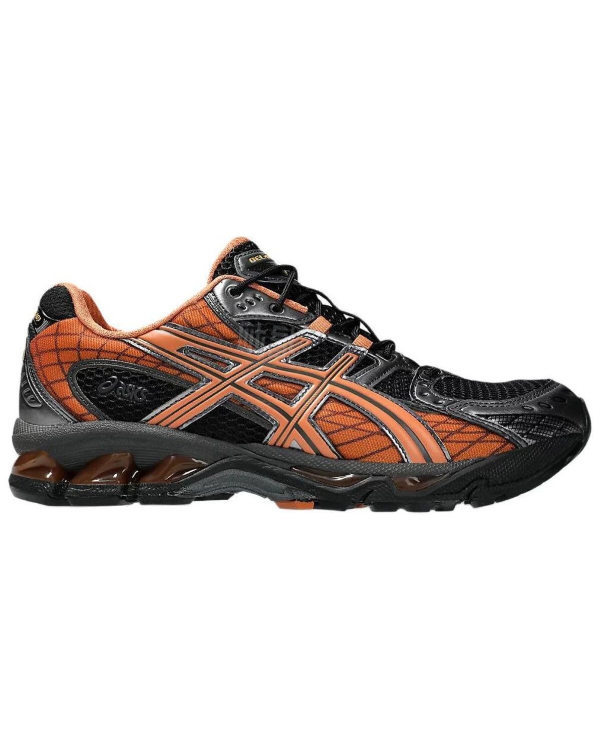 Asics GEL-Nimbus 10.1 унисекс кроссовки для бега с технологией GEL чёрно-оранжевые картинка