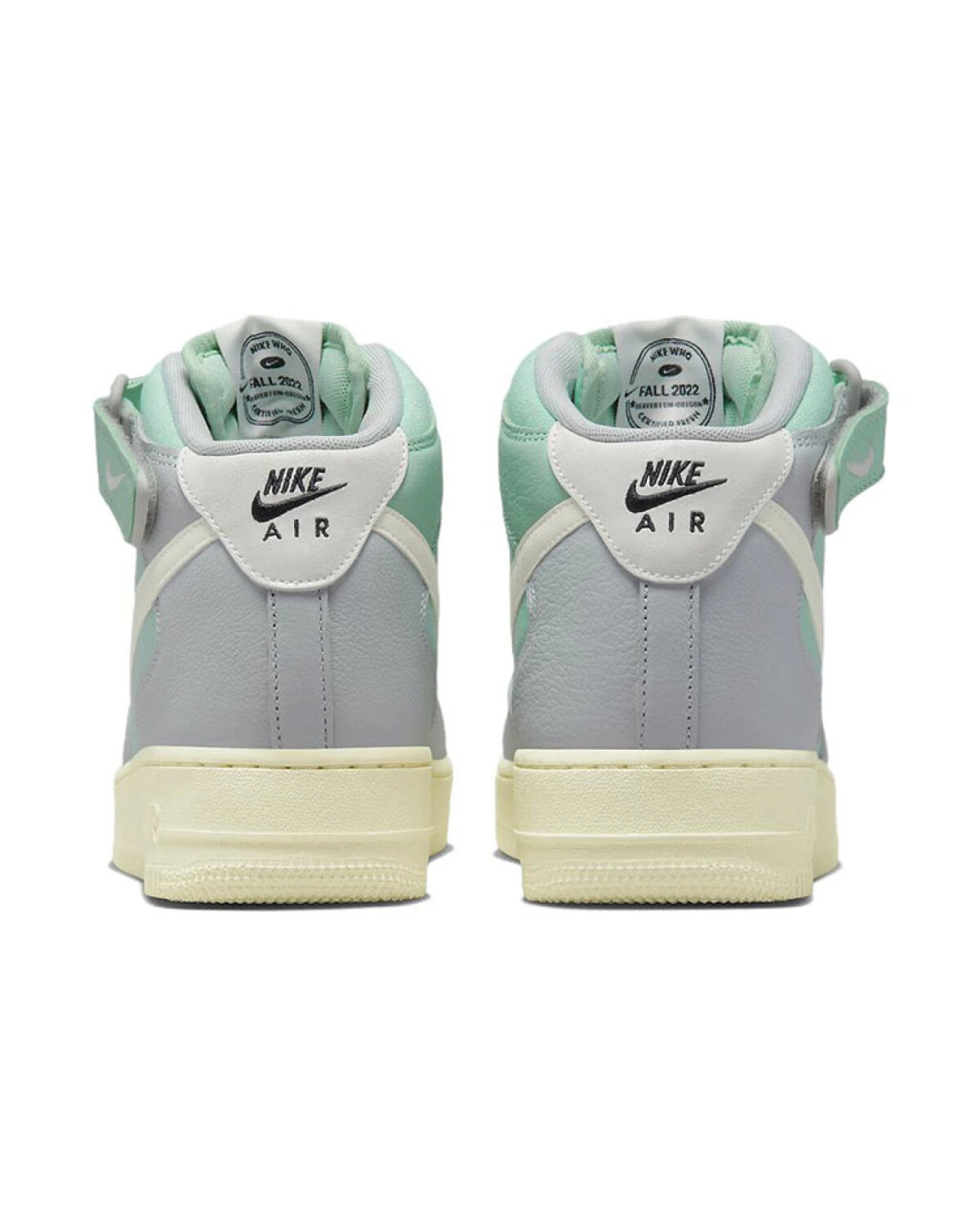 Nike Air Force 1 LX "Enamel Green" мужские кроссовки серо-зеленые картинка