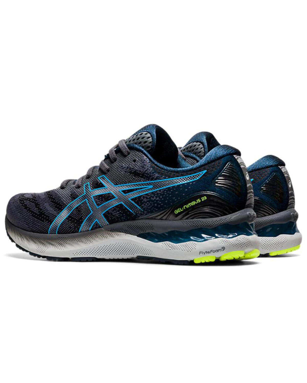 Asics GEL-Nimbus 23 мужские кроссовки для бега серые с амортизацией картинка