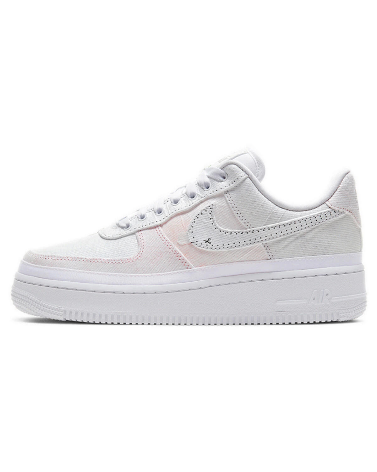 Nike Air Force 1 07 lx женские кроссовки белые синтетические картинка
