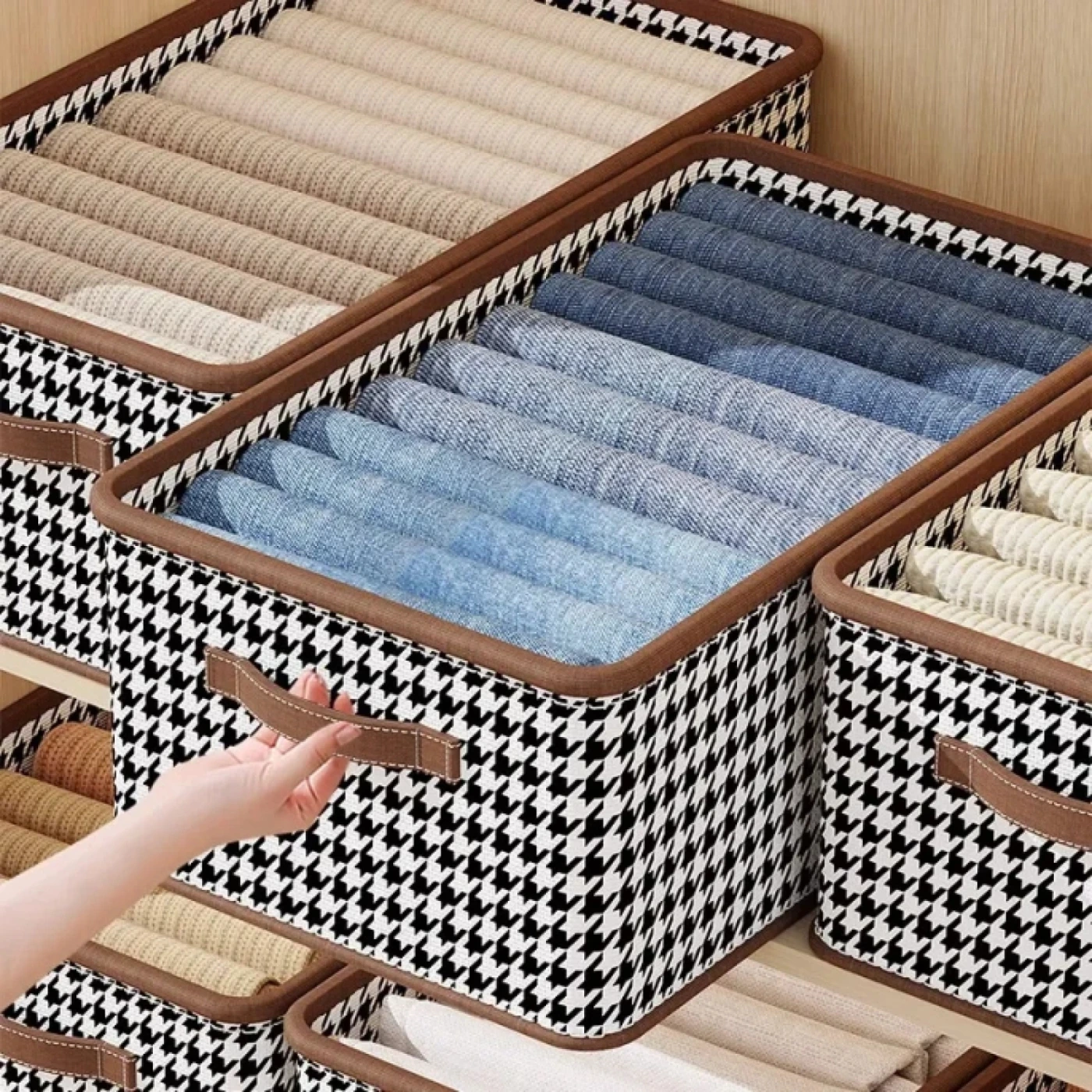 Корзина-ящик для хранения белья картинка