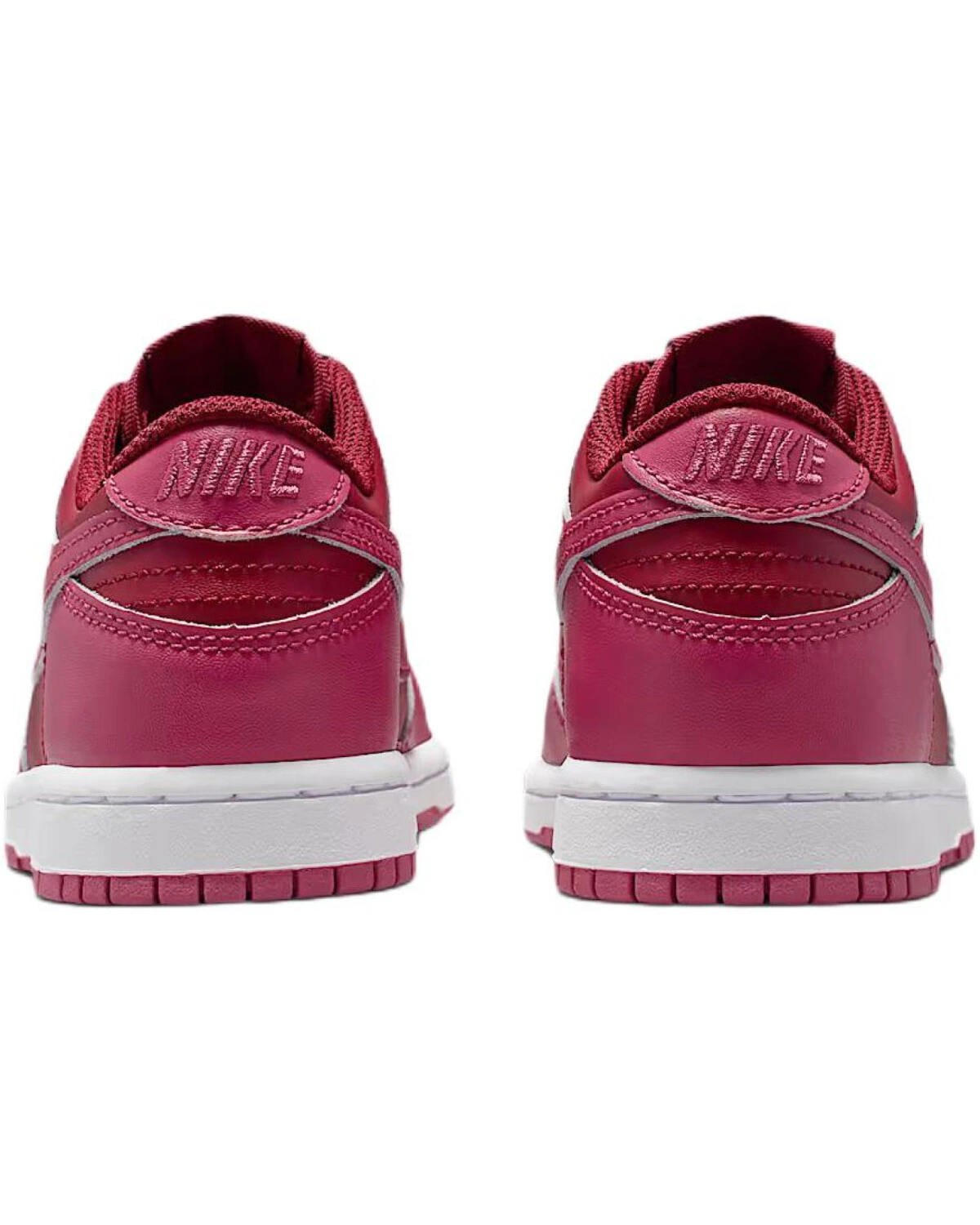 Nike Dunk детские кеды красные комфортные для прогулок картинка