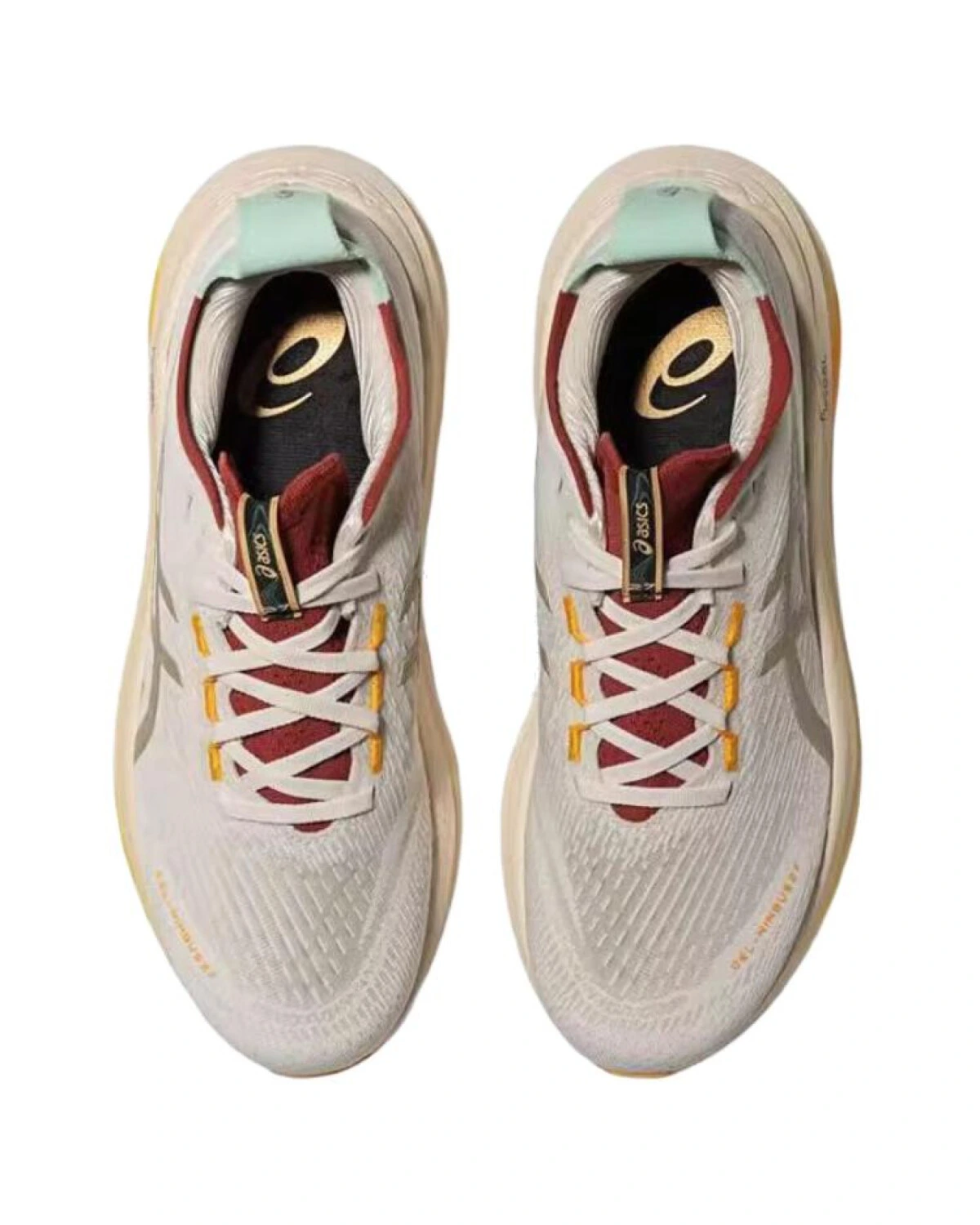 Asics GEL-NIMBUS 27 мужские спортивные кроссовки для бега бежевые картинка