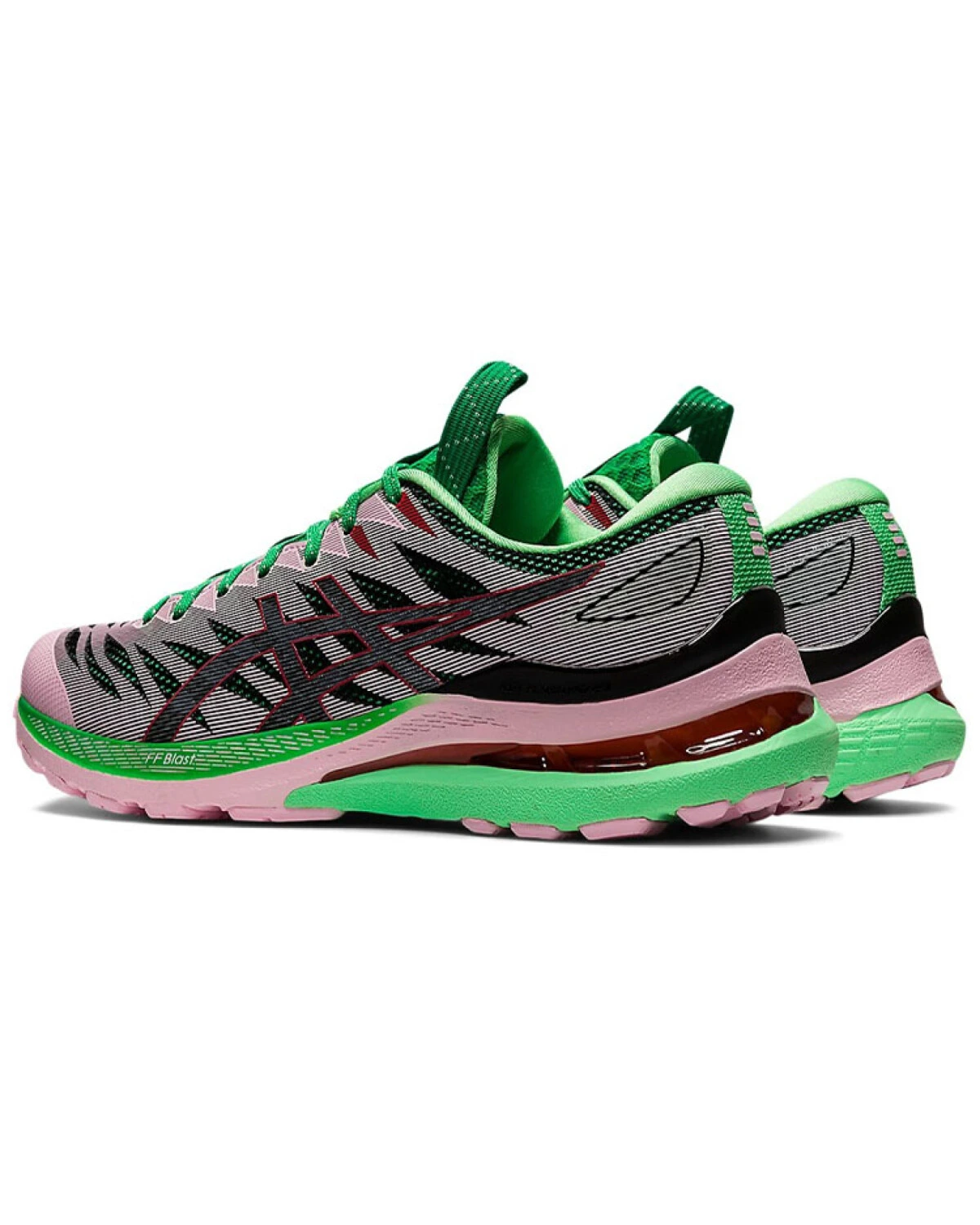 Asics Gel-Kayano 28 женские повседневные кроссовки из ткани серо-розовые картинка