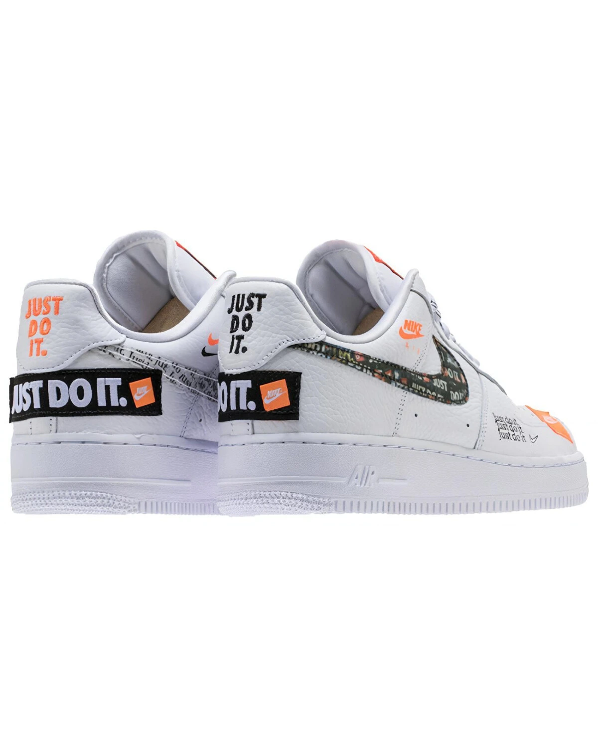 Nike Air Force 1 unisex кроссовки белые на шнуровке из синтетики картинка