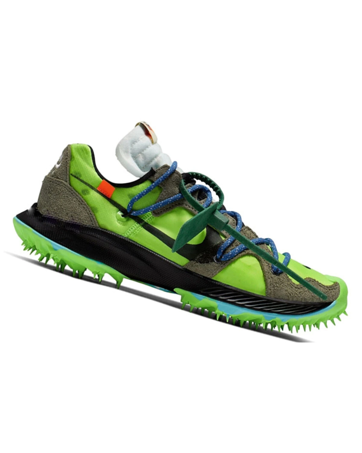 Nike Air Zoom Terra Kiger 5 женские кроссовки для бега по тропам серо-зеленые с технологией Zoom картинка