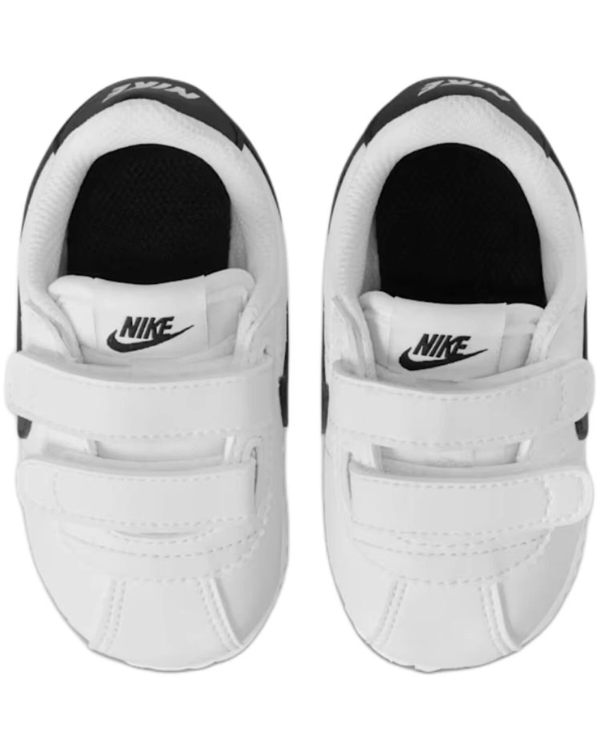 Nike Cortez детские кроссовки белые для обучения ходьбе картинка