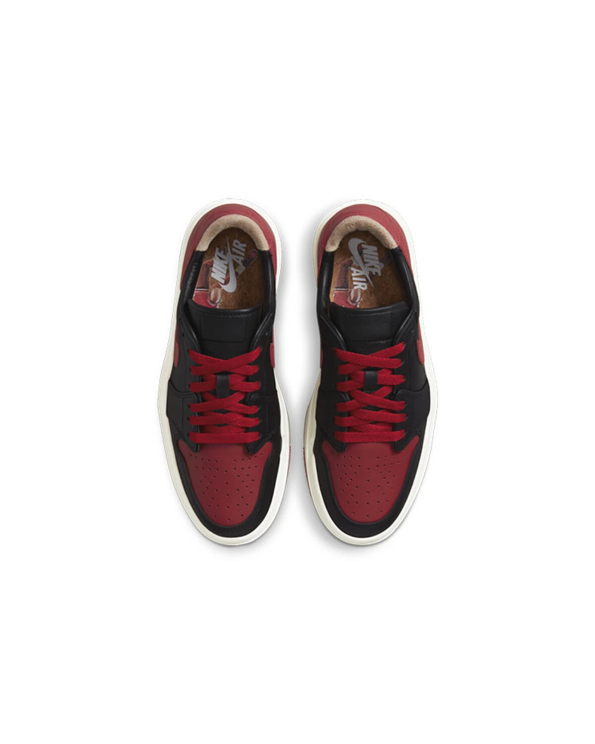 Jordan Air Jordan 1 Elevate Low SE женские кроссовки черно-красные кожаные картинка