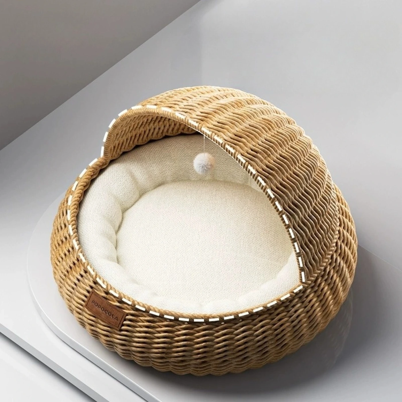 Корзина-лежанка для кошки картинка