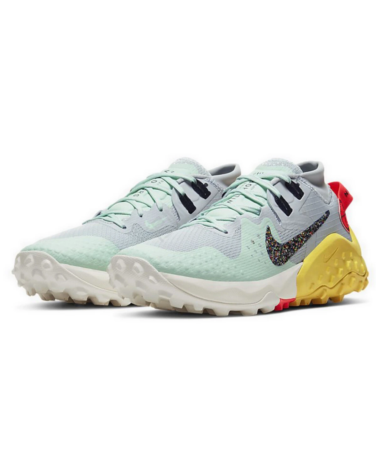 Nike Wildhorse 6 женские кроссовки для трейлраннинга желто-зеленые картинка