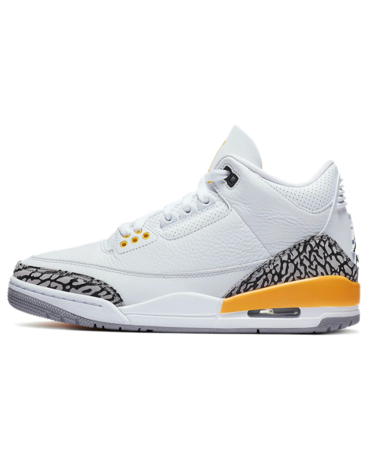 Jordan Air Jordan 3 Retro Laser Orange женские кроссовки баскетбольные бело-оранжевые картинка