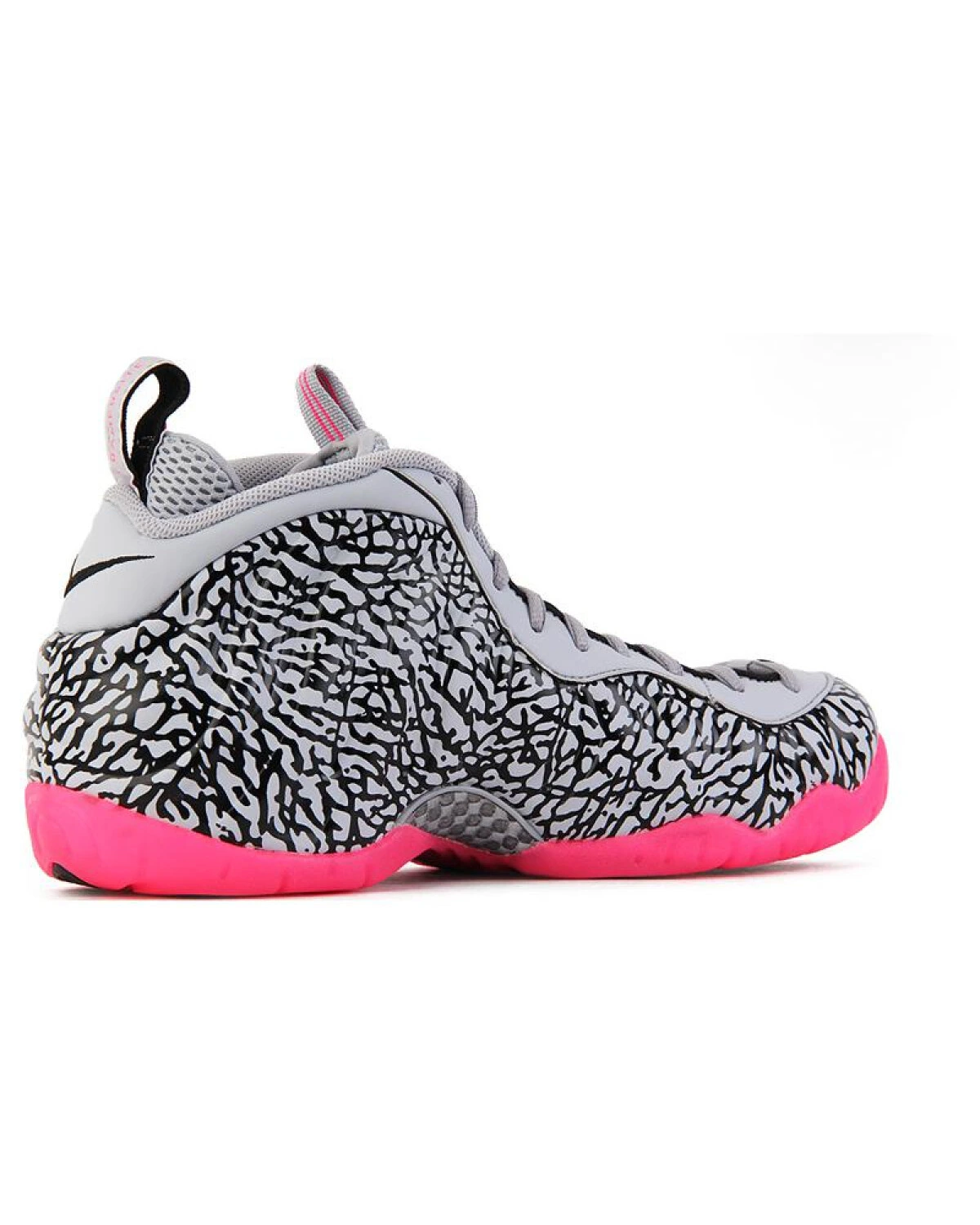 Nike Foamposite Pro Elephant Print мужские баскетбольные кроссовки серо-розовые картинка