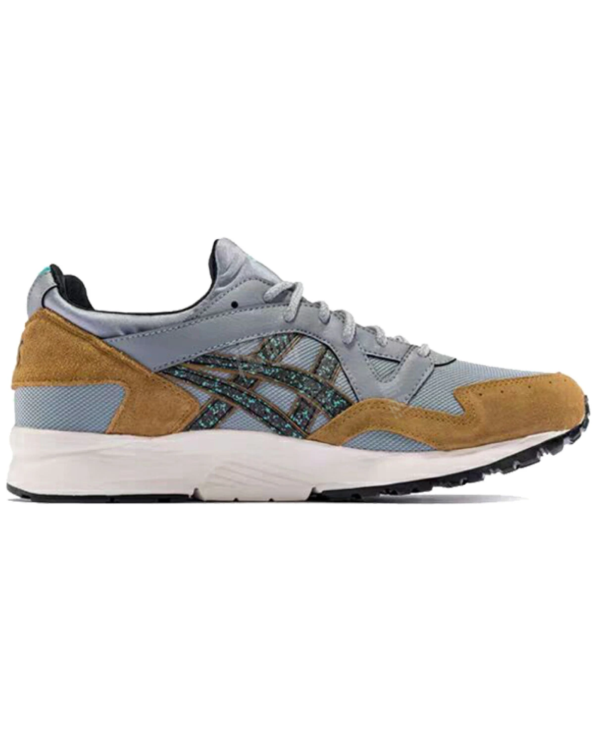 Asics Gel-Lyte 5 унисекс повседневные кроссовки износостойкие серо-желтые картинка